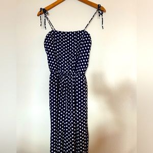 Summery Polka dot blue jumpsuit